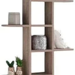 WOLD EXPORT Floating Shelves Made of Wood Wall-Mounted: a Shelf on The Wall Display Manzil Shelves for Pictures, Shelves for The Office, Kitchen, Bedroom, and Living Room (Coffie Brown)-picture-16
