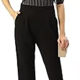 magnetic designs Black & White Striped Basic Jumpsuit-picture-50