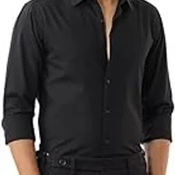 snitch Men Casual Shirt | Slim Fit Full Sleeve Spread Collar Textured Design | Polyester Cotton Blend & Breathable Fabric for Everyday & Semi-Formal Wear-picture-40