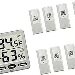 Wireless 8-Channel Thermo-Hygrometer with Min/Max Display + 7 Remote Sensor-picture-21