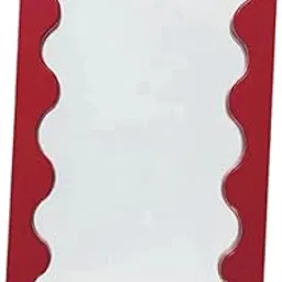 FABLOFT Tabletop Makeup Mirror Vanity Table Mirror for Bedroom Bathroom Vanity Table Red-picture-49