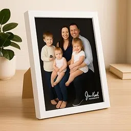 Stuthi Arts Modern Table Photo Frame with Family Portrait Display – 8x10 Inch – Home Decor & Gift Item (White, 8X10 Inch)-picture-20