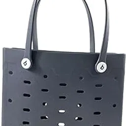 Beach Hole Bag Fashion Lightweight Eva Basket For Boat Tours Holidays Travel Gray | Womens Handbags & Bags-image-27