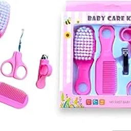 Baby Grooming Kit, Pink, 6 Pieces, Idol for Gifting-image-83