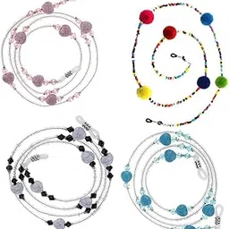 enakshi (label) 4x Eyeglass Supporter Chain Necklace Perfect Beach Wear Sunglass Neck Strap|Health & Beauty | Vision Care | Other Vision Care-picture-29