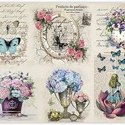 iCraft Decoupage Rice Papers, Set of 2, DP 3033 for Scrapbooking,Cardmaking,DIY Craft Decor,Pack of 4 Pcs-picture-15