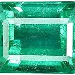 Gems 6.25 Ratti 5.75 Carat Zambian Emerald Panna Stone Certified Natural Gemstone-image-2