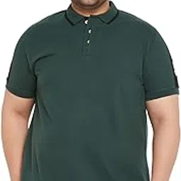 Plus Size Men's Regular Fit Polo Tshirt-image-93