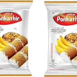 Ponkathir Wheat Puttu Powder 500gx2Pkt(1Kg)| Gothambu Puttu Podi Specially Roasted-picture-24