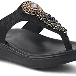 medifeet Embellished Stylish and Comfy Slippers for Women || Midsole & Arch Support ||-picture-53