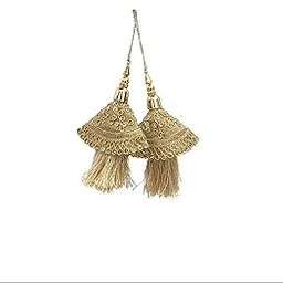 Handmade Work Ethnic Hanging Latkan Color New Fancy Blouse Latkan for Women-image-15