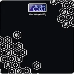 Nidhdhi Creation Personal Digital Bathroom Weighing Scale glass weight Machine for body weight measurement (8mm White Round Weighing machine (Hexagonal)-picture-32