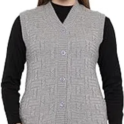 Women Cardigan Sleeveless Sweater for Winter-image-0