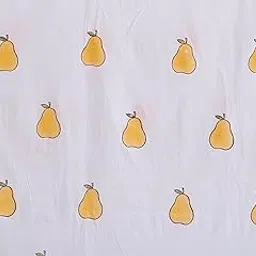 Ravaiyaa - Attitude is everything Sanganer Hand Block Pear Printed Cotton Fabric Running Summer Dressmaking Craft Sewing Fabric (2.5 Yard)-picture-28