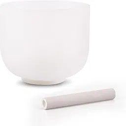 ALIOTH 8" F Note Crystal Singing Bowl Heart Chakra with Suede Mallet for Meditation, Yoga, Chakra Healing & Sound Therapy-picture-41