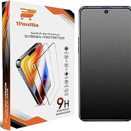 wonria WonRia® Pack 1- Matte Screen Guard Protector for OnePlus 13R 5G Matte Tempered Glass Edge to Edge [Anti-FingerPrint | Anti-Glare | Shinning Border] - (Made of Glass)-picture-21