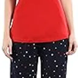 aerinor Cotton Night Suit for Women Girls | Women's Cotton Printed Night Suit Set of T-Shirt & Pyjama, Night wear Dress, Relaxed wear for Women Girls-picture-26