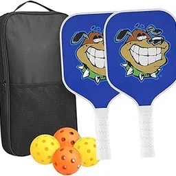 TRENDYNEST Pickleball Paddles 4 Pickleball Balls Pickleball Rackets Set for Home Indoor | Racquets | Tennis-picture-29