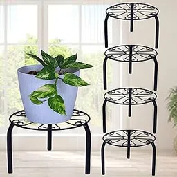 D&V ENGINEERING - Creative in innovation Metal Heavy duty Planter Stand/Flower Pot Stand, Dia: 27cm, Height:20cm-picture-13