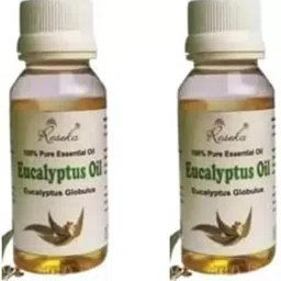Roseka Natural Cold - pressed Natural Eucalyptus Oil Pure Refreshing Eucalyptus Oil For Comfort And Relaxation Aroma For Cold Cough Wellness Support, Steam Inhalation (Pack of 2, 100ml)-picture-15