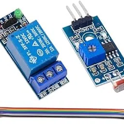 Combo of LM393 LDR Sensor Module with 5V 1 Channel Relay & Jumper Wire (12 Item)-picture-35