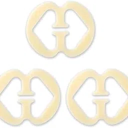 uxcell Bra Shoulder Strap Clips Buckles Bra Strap Anti-Slip Buckles Straps for Women Skin Color-2 Gourd Shape-picture-12