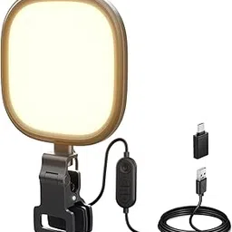 NEEWER Basics 5" 10W LED Streaming Light, Bi Color Edge Lit Clip on Full Screen USB Desk Lamp Lighting CRI95 for Monitor Laptop Computer Webcam Video Conference Zoom Call Recording, NL10-image-56