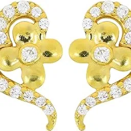 joyalukkas 22KT Yellow Gold Stud Earrings for Women-picture-25