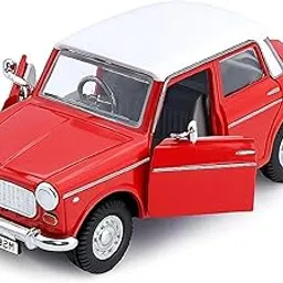 Sheel® Fiat Queen Padmini Pull Back Toy Car – 12cm Scale Model | Opening Doors | Made in India | Birthday Gift for Kids-picture-19
