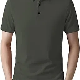 toplot Men's Regular Fit Polo T-Shirt-picture-29