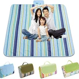 Tanna Enterprise Picnic Mat Foldable Picnic Rectangular Blanket Mat with Waterproof Backing for Garden,Beach Camping,Hiking,Travel,Baby Crawl, 59''X79'' Floral Multicolor-picture-32