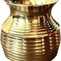 TRISHVAR Heavy Brass Lota/Kalash/Chambu/Tumbler for Pooja/Pongal/Marriage/Karvachauth/Grihpravesh-picture-10