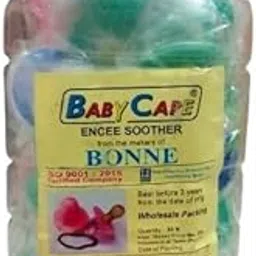 KUMAR'S W B Baby Bonny Encee Soother Nipples -30 Pieces (Madhu Chusni with Honey) BONNE Honey Nipples-picture-34