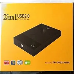 TERABYTE 2in1 USB 2.0 External Hard Drive Casing for 2.5" & 3.5" Sata Hard Drives Dual 2.5 inch and 3.5 inch HDD Enclosure-picture-16
