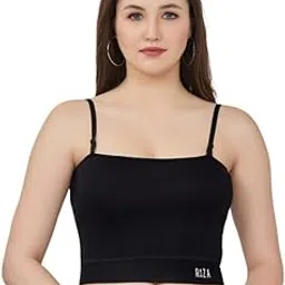 trylo Riza Womens Smooth and Comfortable Materials Sleeveless Wire-Free Straight Cut Crop Top Camisole-picture-40