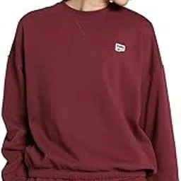 Women Cotton Round Neck Sweatshirt-image-28