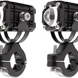 AUTOPOWERZ Universal HK Motorcycle LED Spotlight Headlight three color LED Lens Hi/Low beam Driving Spot Fog Light for All Bikes (10-80V,30W)(Pack of 2Pcs)-image-47