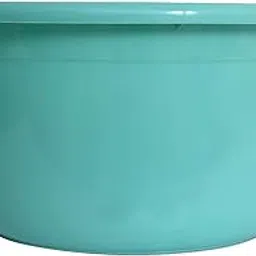 Kuber Industries Bath Tub/Washing Tub|Unbreakable Plastic Tub|Multipurpose Tub For Bathroom|Capicity 25 LTR|GREEN-picture-10