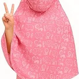 Deepnyra - Living Style Kids Girl's Scarf | Cotton Made for Full Face Cover | Head Cover | Hair Face Protection | Sun Protection | Dust Protection image 1
