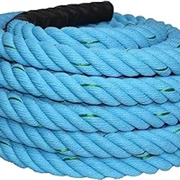 Fit Fusion® 50FT Polypropylene Battle Rope – 1.5-Inch Thick Heavy Training Cord, 9.3KG Strength Equipment for Gym and Home Workouts, Durable Fitness Tool for Conditioning and Endurance-picture-15