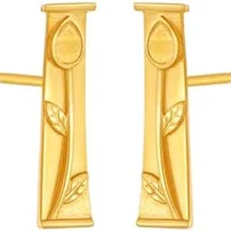 p.c. chandra jewellers 14k (585) Yellow Gold Stud Earrings for Women-picture-13