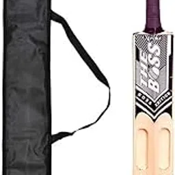The BOSS Scoop Edition Popular Willow Premium Cricket Bat with Tennis Ball and Bat Cover for Man's & Adult, Advance Play All Tennis Ball, Gully Cricket, Tournament Match (Size 06)-image-20
