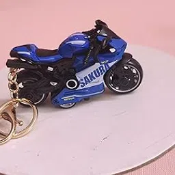 PUSH BACK Bike Cycle Key Chain Holder,Bicycle Rider Key Ring Gift for Kids/Boys/Girls Metal Hook Return Gifts for Kids Party Car & Bike Keychain (Pack of 1)-image-69