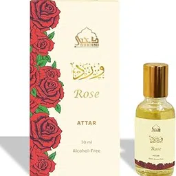 Dukhni's Real Rose Attar Oil | 30ml Gulab Itra Original | Pure Rose Ittar Roll-On Perfume | Original Rose Attar for Men & Women | Arabic Perfume Oils for Eid, Ramadan, and Umrah Gifts-image-2