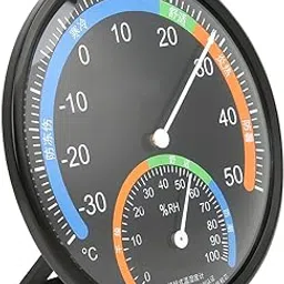 Round Thermometer with Hygrometer, Wall Thermometers Outdoor Thermometer for Patio-picture-26