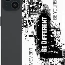 AtOdds - Compatible for iPhone 15 - Mobile Back Skin Sticker - Lamination - Back Screen Guard Protector Film Wrap (Coverage - Back+Camera+Sides) (Design - Be Different)-picture-24