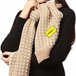 pick ur needs Cozy Knitted Winter Muffler Lightweight Woolen Scarf for Girls & Women's Outdoor Use-picture-13
