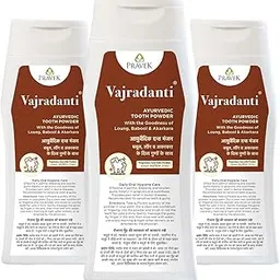 Pravek Vajradanti® Ayurvedic Toothpowder Powder - 30g (Pack Of 3)-picture-28