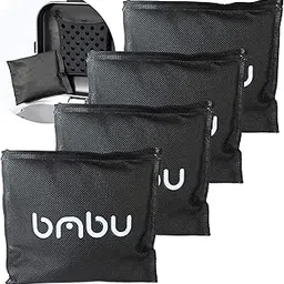 Bamboo Charcoal Deodorizer Bag for Litter Disposal Box/Diaper Pails (4 Pack) - Replacement Inserts for PetFushion Portable Cat Litter Disposal - Absorb and Eliminate Odors/Smells-picture-46