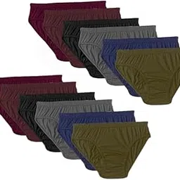 ajay-hosiery Women's Cotton Hipster Panties, Full Coverage Underwear, 12-Pack, Assorted Colours-picture-16